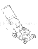 Part Location Diagram of 36905 Tecumseh Lawn Mower Paper Air Filter